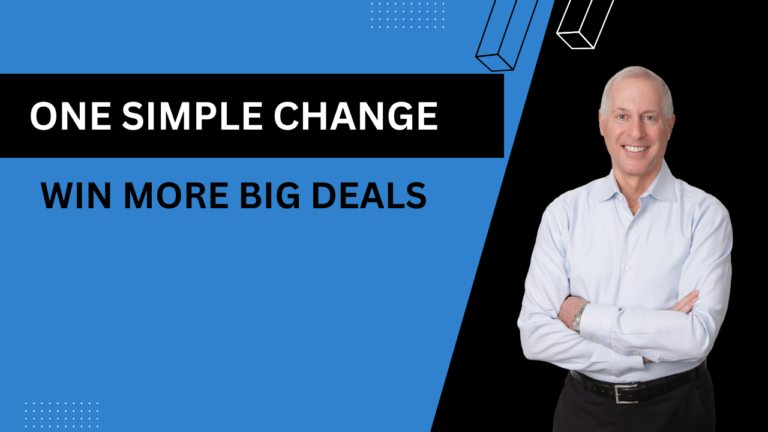 TSSL #01: If you could make ONE simple change to win more Big Deals… would you?