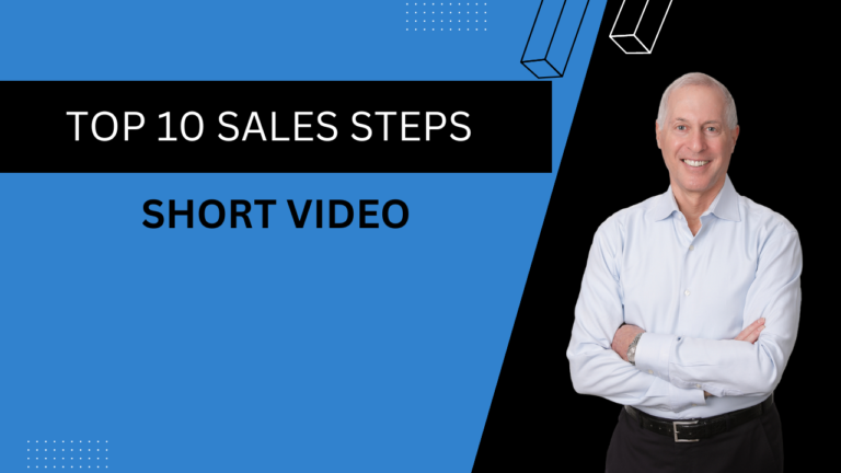 TSSL #016: Short Video – The Top 10 Steps in a Complex Sales Campaign… follow the Big Deal Roadmap